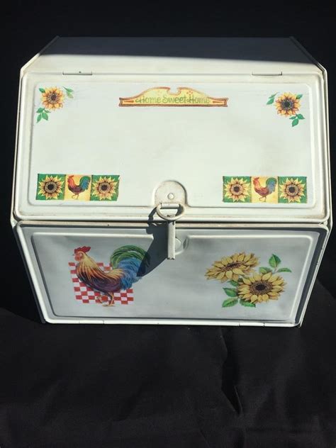 vintage metal bread box pie safe|VINTAGE 1930.